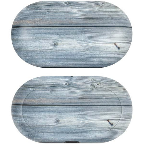 Weathered Blue Wood Galaxy Buds Skin