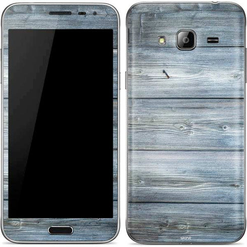 Weathered Blue Wood Galaxy J3 Skin