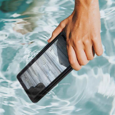 Weathered Blue Wood Galaxy Note 10 Waterproof Case