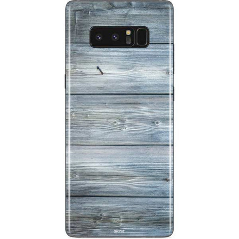 Weathered Blue Wood Galaxy Note 8 Skin