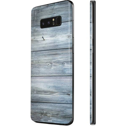 Weathered Blue Wood Galaxy Note 8 Skin