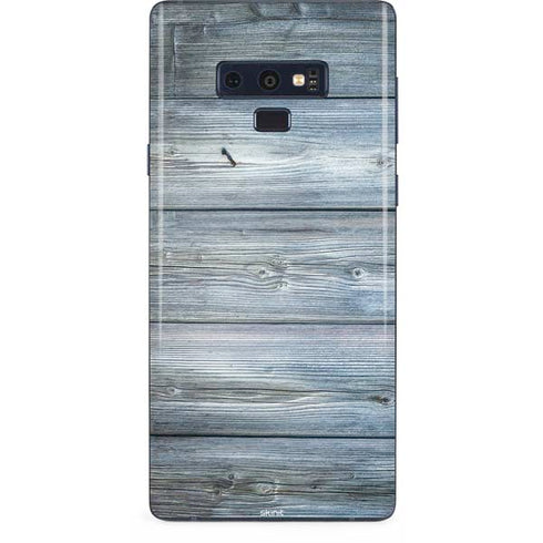 Weathered Blue Wood Galaxy Note 9 Skin