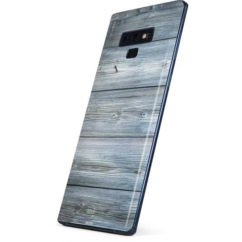 Weathered Blue Wood Galaxy Note 9 Skin