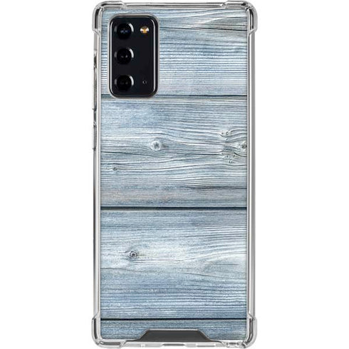 Weathered Blue Wood Galaxy Note20 5G Clear Case