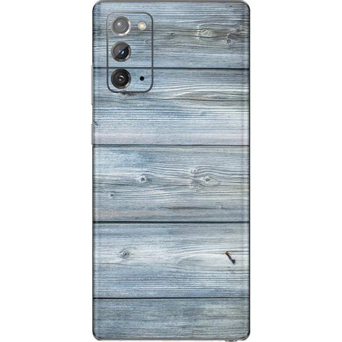 Weathered Blue Wood Galaxy Note20 5G Skin