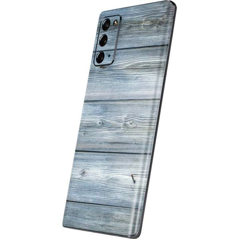 Weathered Blue Wood Galaxy Note20 5G Skin