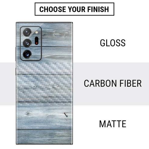 Weathered Blue Wood Galaxy Note20 Ultra 5G Skin