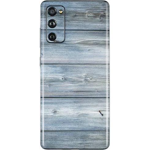 Weathered Blue Wood Galaxy S20 Fan Edition Skin
