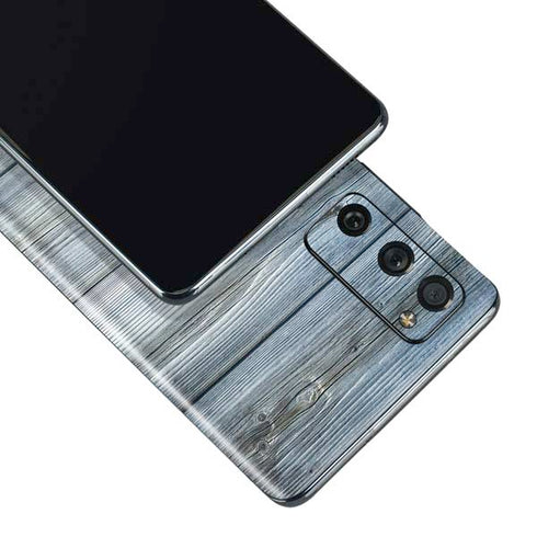 Weathered Blue Wood Galaxy S20 Fan Edition Skin