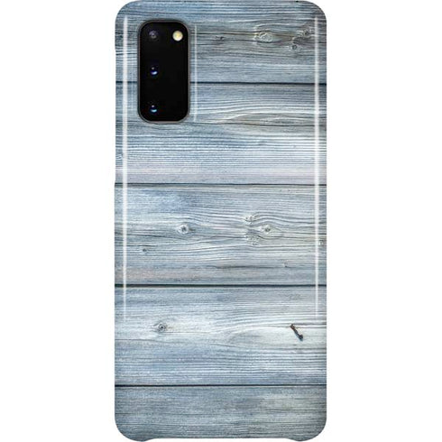 Weathered Blue Wood Galaxy S20 Lite Case