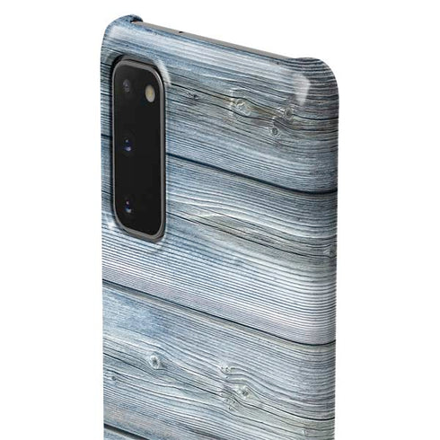 Weathered Blue Wood Galaxy S20 Lite Case