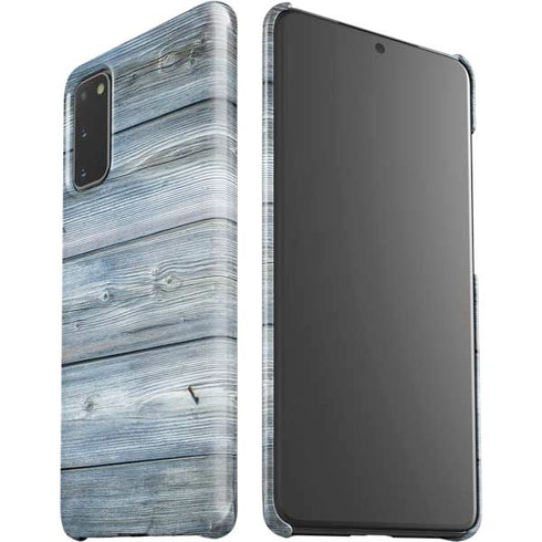 Weathered Blue Wood Galaxy S20 Lite Case
