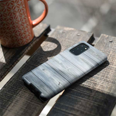 Weathered Blue Wood Galaxy S20 Plus Pro Case