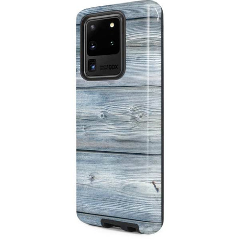 Weathered Blue Wood Galaxy S20 Ultra 5G Pro Case