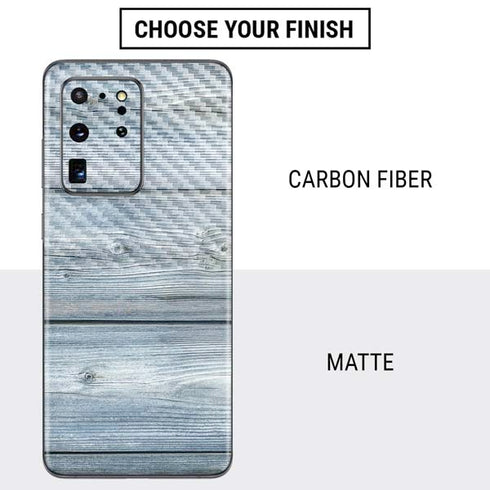 Weathered Blue Wood Galaxy S20 Ultra 5G Skin
