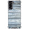 Weathered Blue Wood Galaxy S21 5G Clear Case