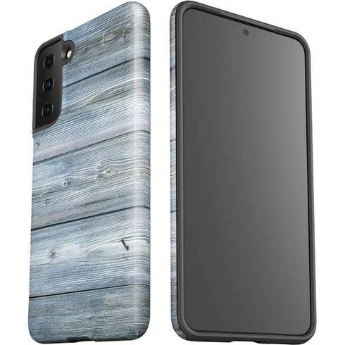 Weathered Blue Wood Galaxy S21 Plus 5G Pro Case