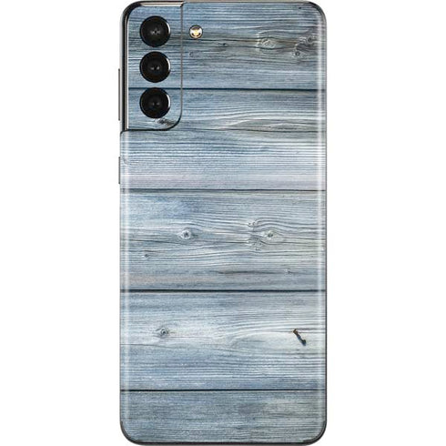 Weathered Blue Wood Galaxy S21 Plus 5G Skin