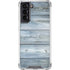 Weathered Blue Wood Galaxy S22 Clear Case