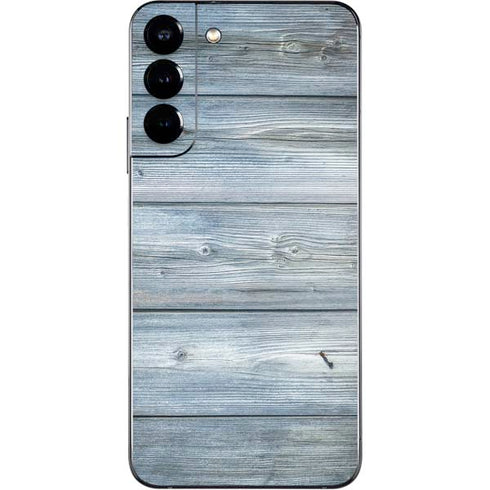 Weathered Blue Wood Galaxy S22 Plus Skin
