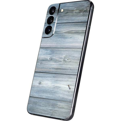 Weathered Blue Wood Galaxy S22 Plus Skin