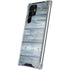 Weathered Blue Wood Galaxy S22 Ultra Clear Case