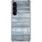 Weathered Blue Wood Galaxy S23 Clear Case