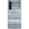 Weathered Blue Wood Galaxy S23 Plus Clear Case