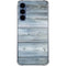 Weathered Blue Wood Galaxy S24 Clear Case