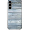 Weathered Blue Wood Galaxy S24 Plus Clear Case
