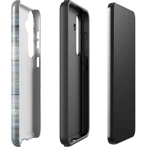 Weathered Blue Wood Galaxy S24 Plus Impact Case