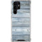 Weathered Blue Wood Galaxy S24 Ultra Clear Case