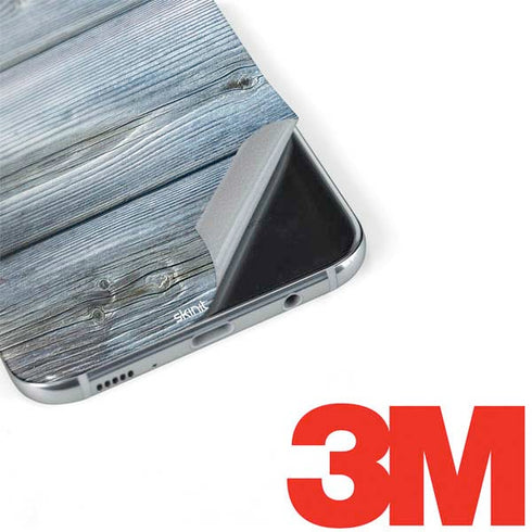 Weathered Blue Wood Galaxy S8 Skin