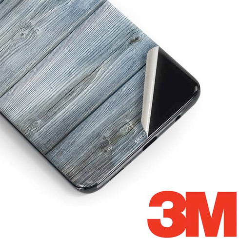 Weathered Blue Wood Galaxy S9 Skin
