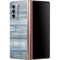 Weathered Blue Wood Galaxy Z Fold2 5G Skin