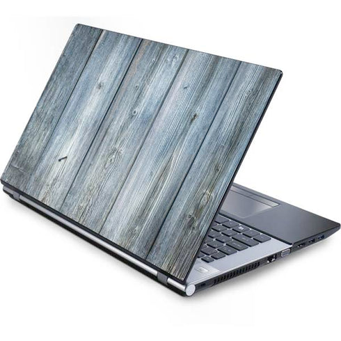 Weathered Blue Wood Generic Laptop Skin