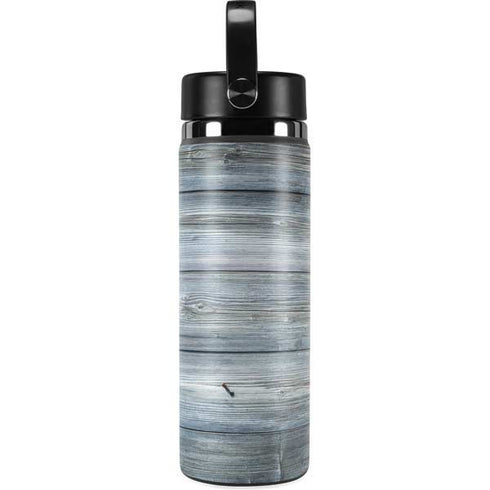 Weathered Blue Wood Hydro Flask 20oz Wide Mouth Skin