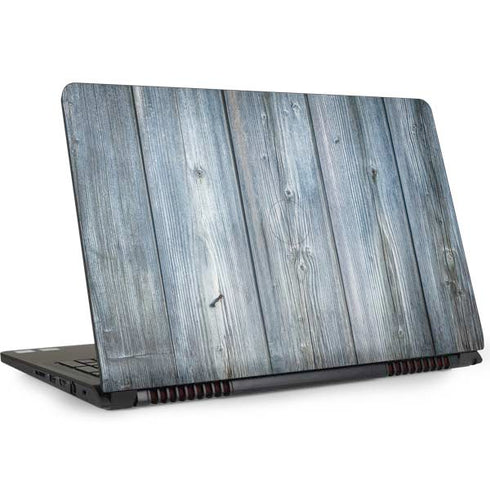Weathered Blue Wood Dell Inspiron Skin