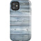 Weathered Blue Wood iPhone 11 Impact Case
