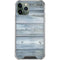 Weathered Blue Wood iPhone 11 Pro Max Clear Case
