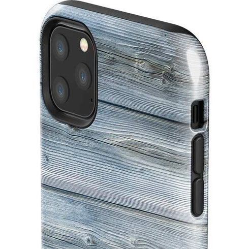 Weathered Blue Wood iPhone 11 Pro Max Impact Case