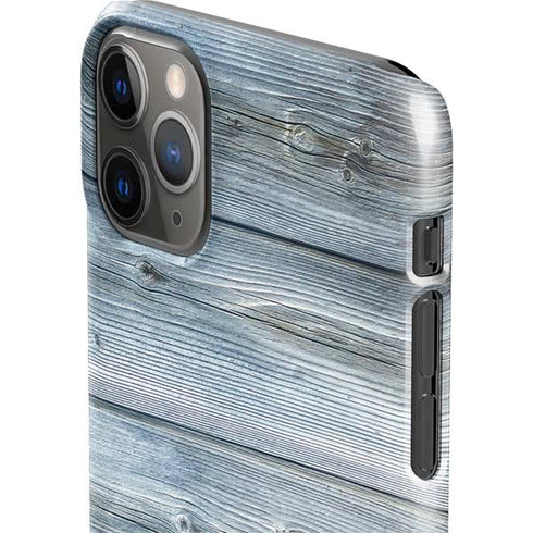 Weathered Blue Wood iPhone 11 Pro Max Lite Case