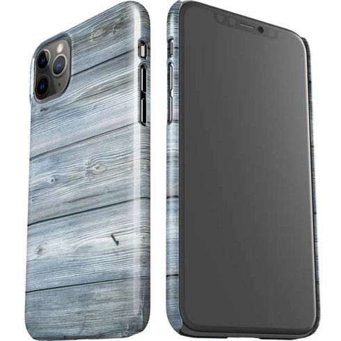 Weathered Blue Wood iPhone 11 Pro Max Lite Case