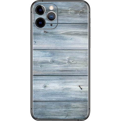Weathered Blue Wood iPhone 11 Pro Skin