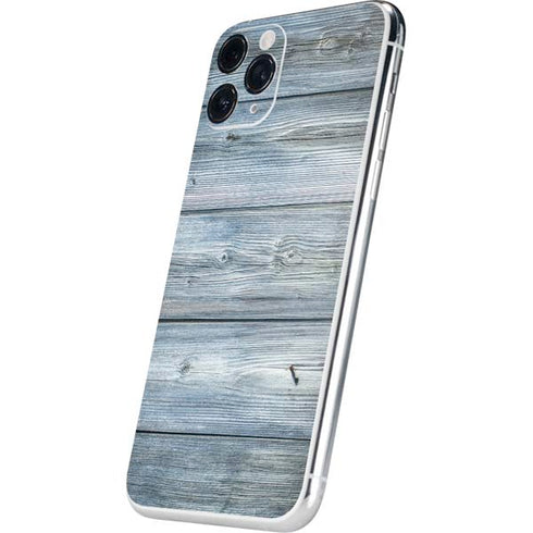 Weathered Blue Wood iPhone 11 Pro Skin