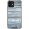 Weathered Blue Wood iPhone 12 Mini Clear Case