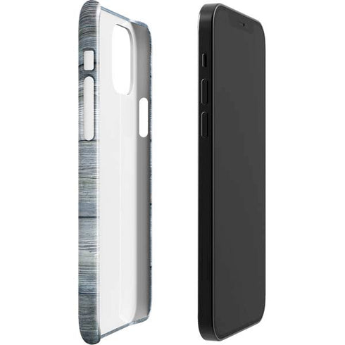 Weathered Blue Wood iPhone 12 Mini Lite Case