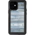 Weathered Blue Wood iPhone 12 Mini Waterproof Case