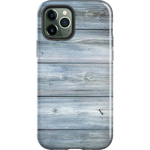 Weathered Blue Wood iPhone 12 Pro Max Impact Case