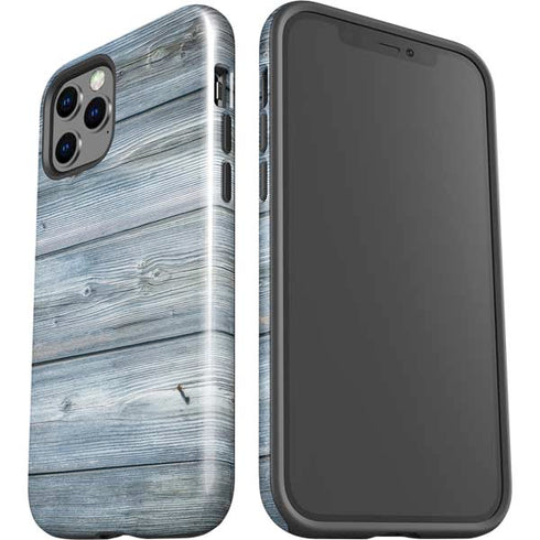 Weathered Blue Wood iPhone 12 Pro Max Impact Case